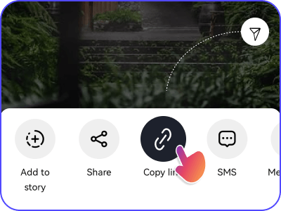copy link for Instagram 